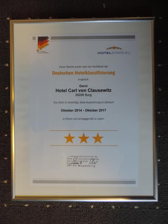Hotel Carl Von Clausewitz 부르크 바이 마그데부르크 외부 사진